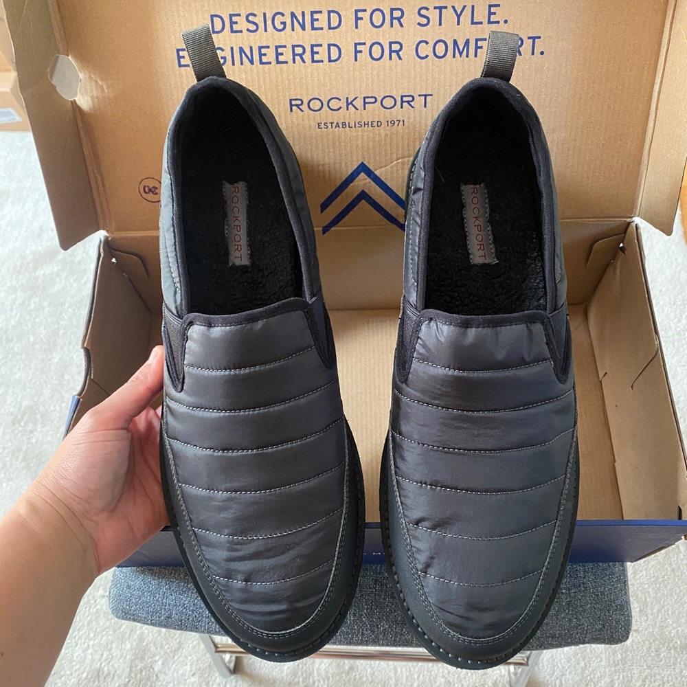 ROCKPORT Men's Quilted Slip On Shoes